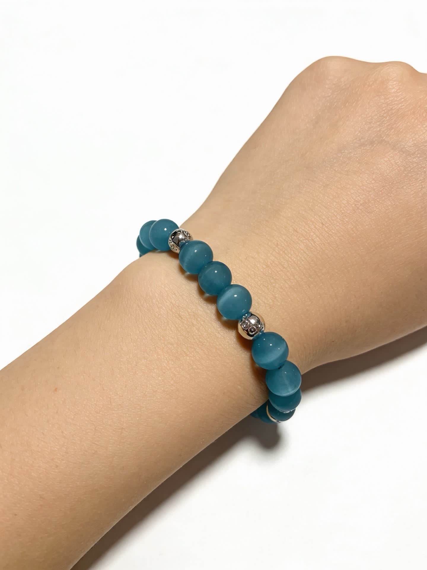 Tiffany & Co. Blue Enamel Bead Bracelet
